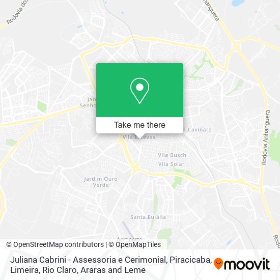 Juliana Cabrini - Assessoria e Cerimonial map