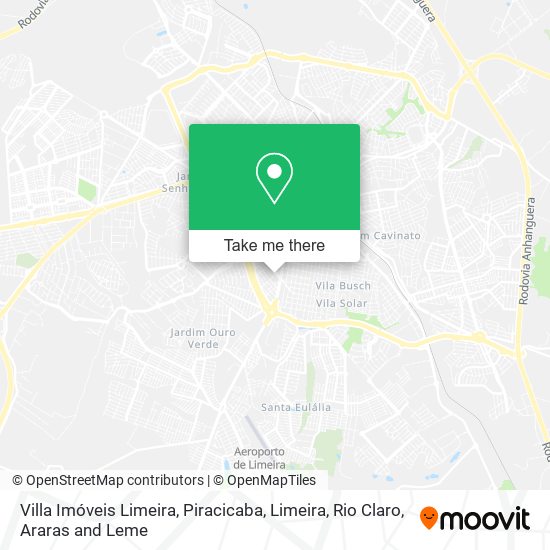 Villa Imóveis Limeira map
