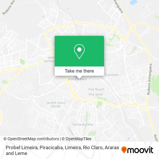 Probel Limeira map