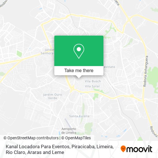 Mapa Kanal Locadora Para Eventos