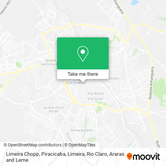 Limeira Chopp map