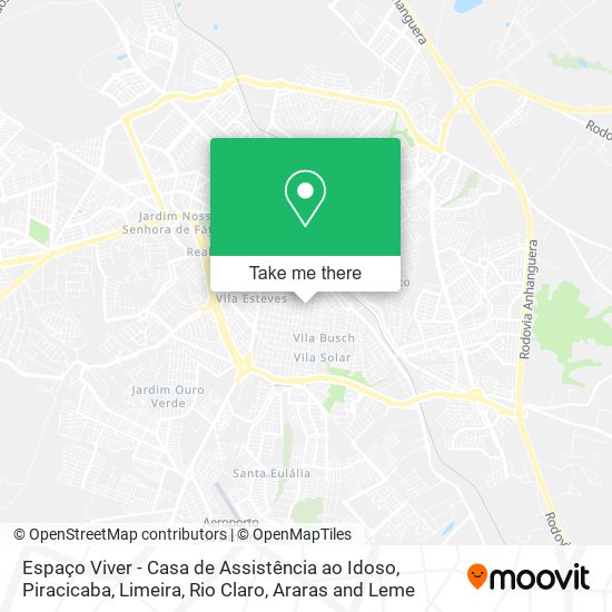 Espaço Viver - Casa de Assistência ao Idoso map