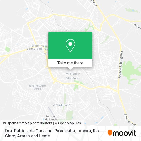 Dra. Patrícia de Carvalho map