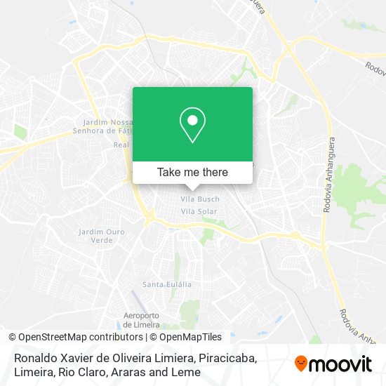 Mapa Ronaldo Xavier de Oliveira Limiera