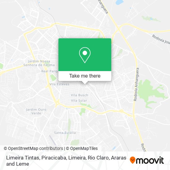 Limeira Tintas map