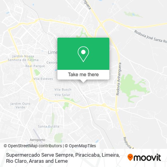 Mapa Supermercado Serve Sempre