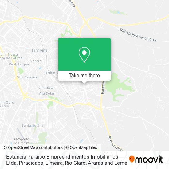 Estancia Paraiso Empreendimentos Imobiliarios Ltda map