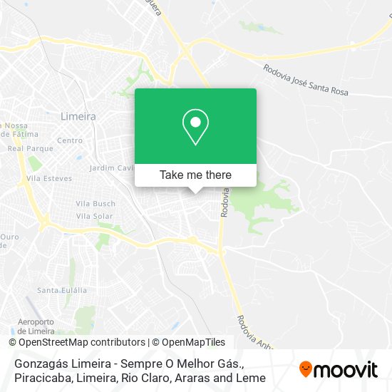 Gonzagás Limeira - Sempre O Melhor Gás. map