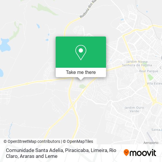 Comunidade Santa Adelia map