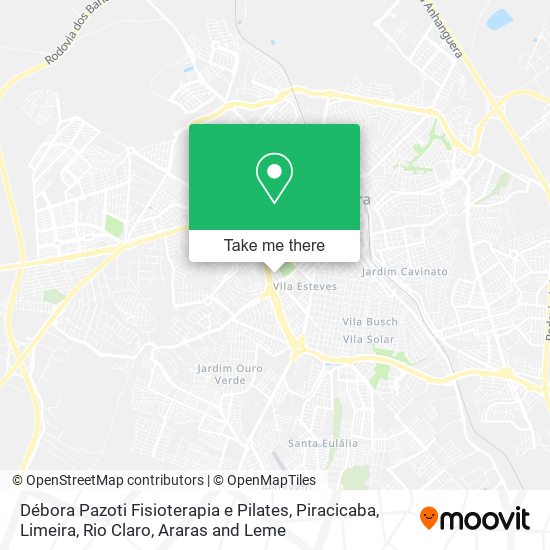 Débora Pazoti Fisioterapia e Pilates map