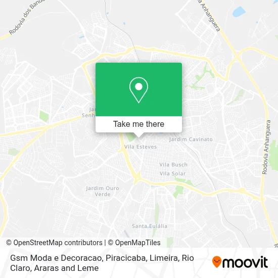 Gsm Moda e Decoracao map