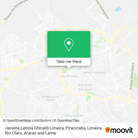Janaína Letícia Ghiraldi Limeira map