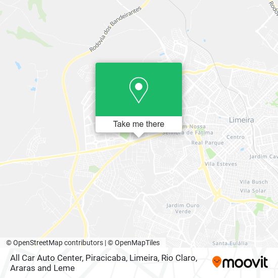 All Car Auto Center map