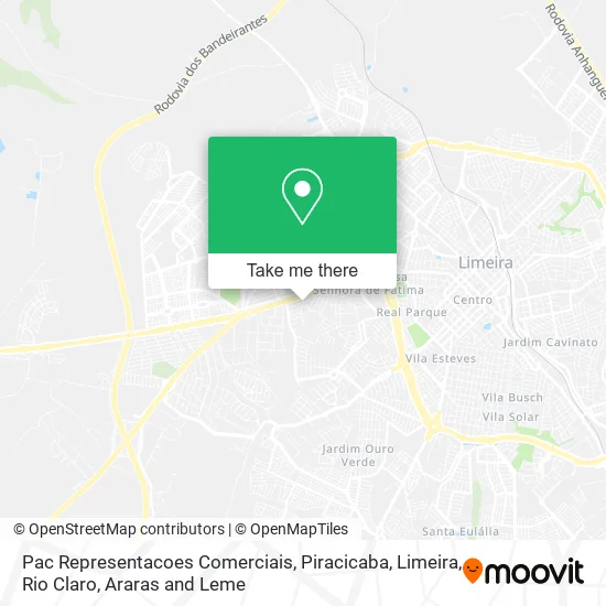 Pac Representacoes Comerciais map