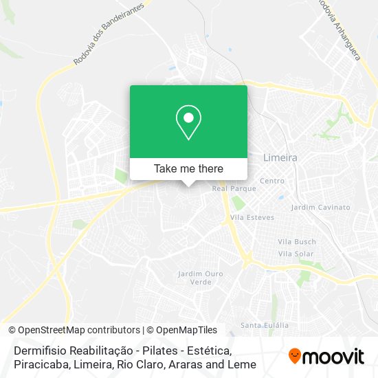 Mapa Dermifisio Reabilitação - Pilates - Estética