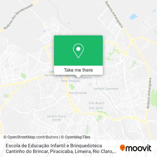 Escola de Educação Infantil e Brinquedoteca Cantinho do Brincar map