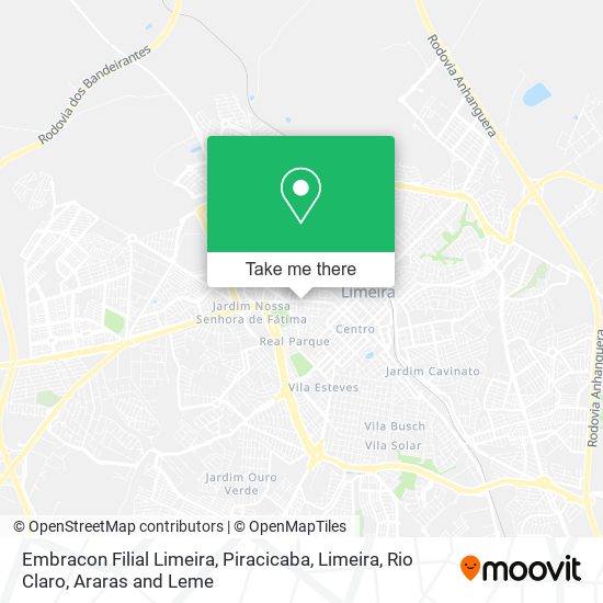 Embracon Filial Limeira map