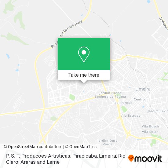 P. S. T. Producoes Artisticas map