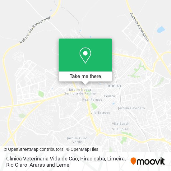 Clínica Veterinária Vida de Cão map