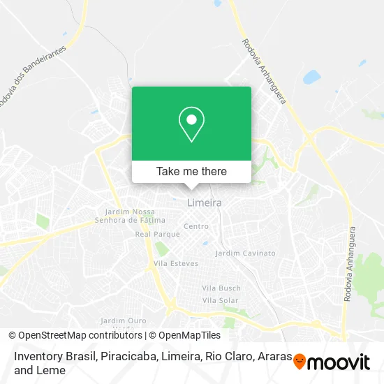 Inventory Brasil map