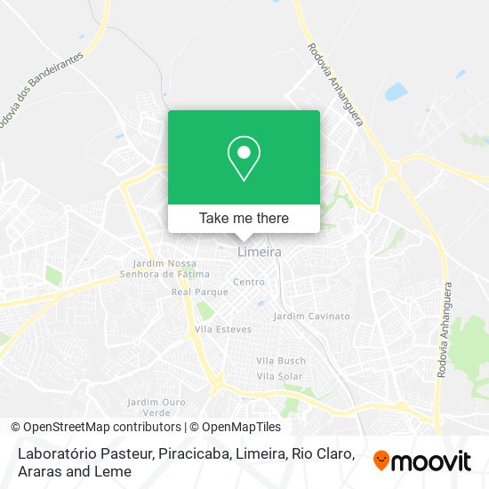 Laboratório Pasteur map