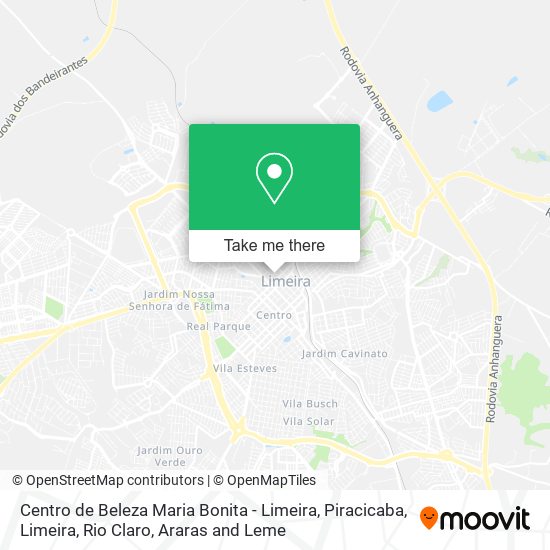 Centro de Beleza Maria Bonita - Limeira map