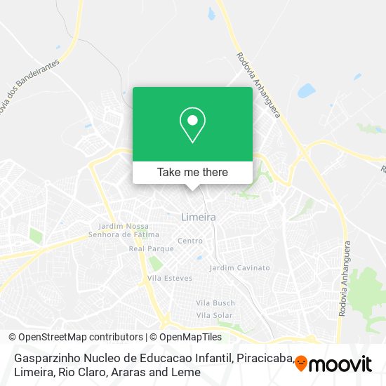 Gasparzinho Nucleo de Educacao Infantil map