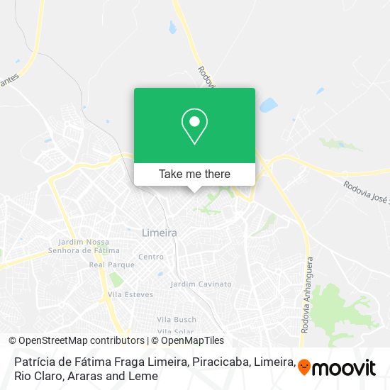 Patrícia de Fátima Fraga Limeira map