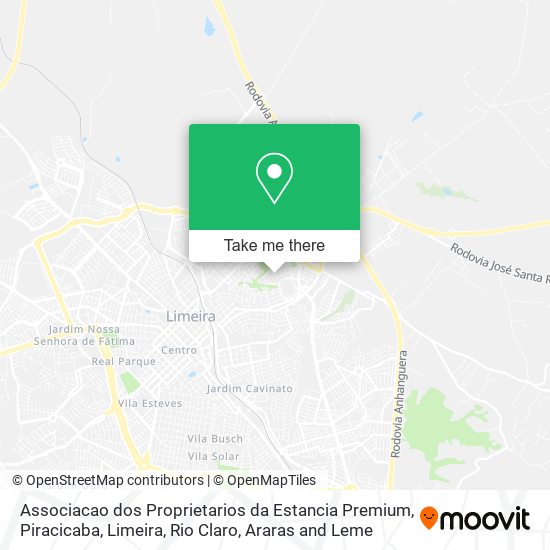 Mapa Associacao dos Proprietarios da Estancia Premium