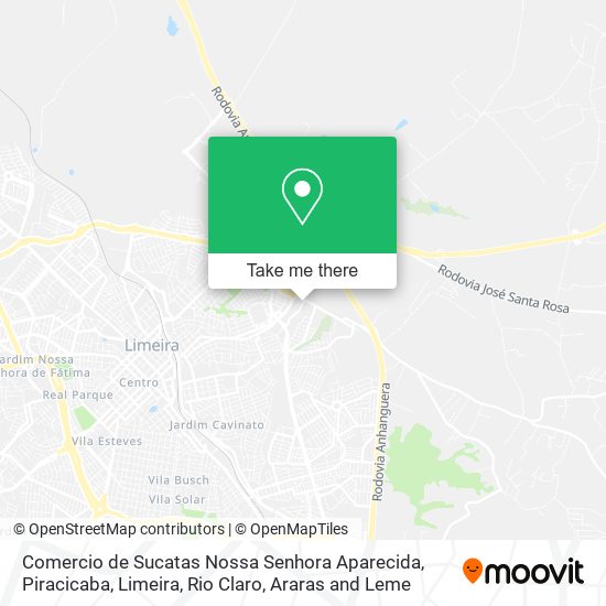 Comercio de Sucatas Nossa Senhora Aparecida map