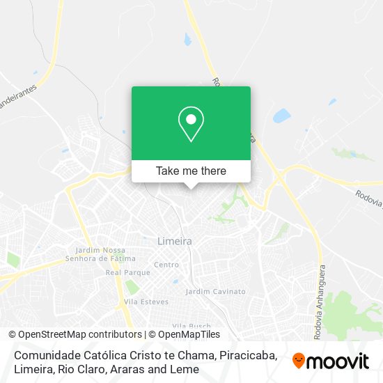 Comunidade Católica Cristo te Chama map