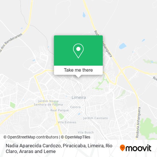Nadia Aparecida Cardozo map