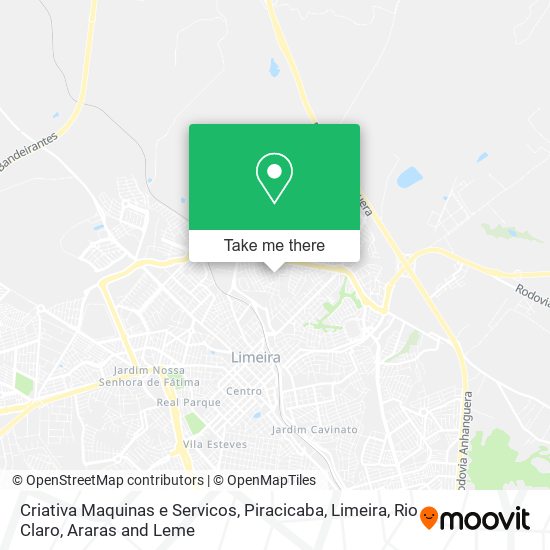 Criativa Maquinas e Servicos map