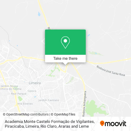 Academia Monte Castelo Formação de Vigilantes map
