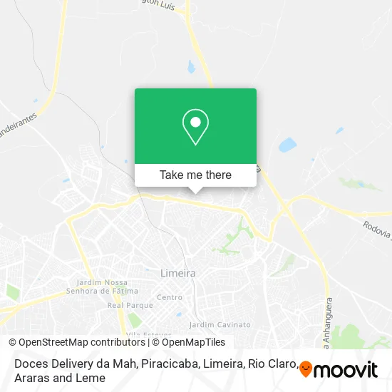 Doces Delivery da Mah map