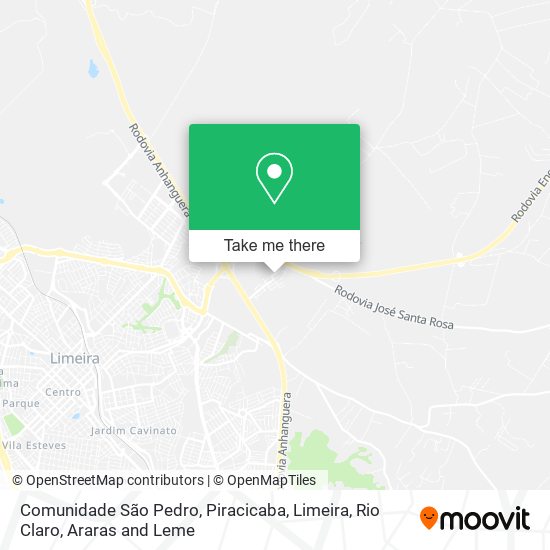 Mapa Comunidade São Pedro