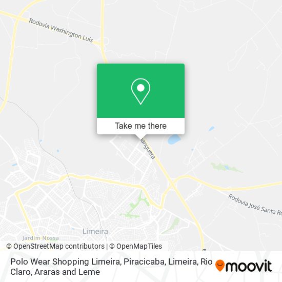 Polo Wear Shopping Limeira map