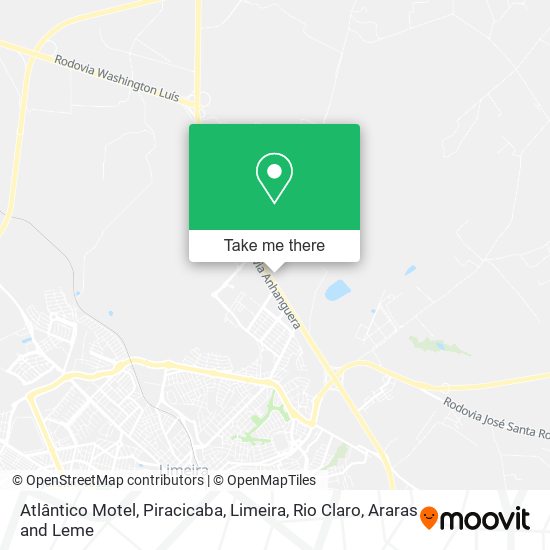 Atlântico Motel map