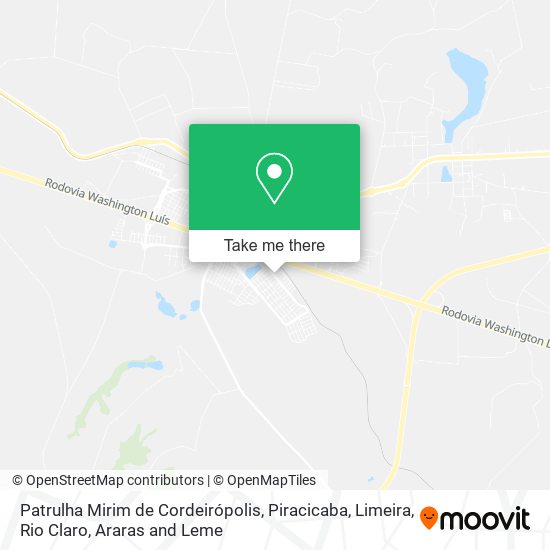 Patrulha Mirim de Cordeirópolis map
