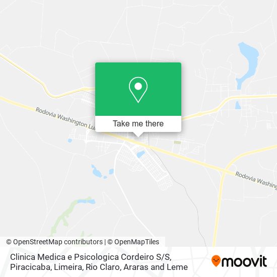 Clinica Medica e Psicologica Cordeiro S / S map