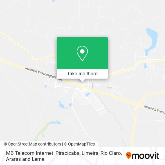 Mapa MB Telecom Internet