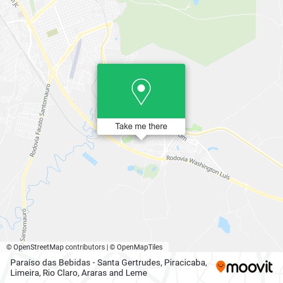 Paraíso das Bebidas - Santa Gertrudes map