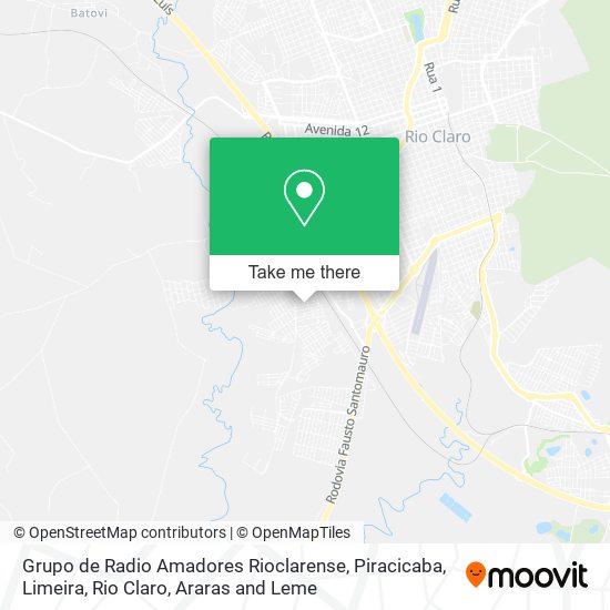 Mapa Grupo de Radio Amadores Rioclarense