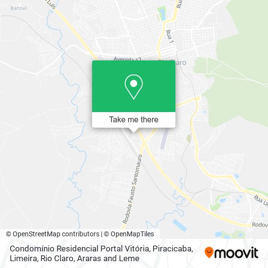 Condomínio Residencial Portal Vitória map
