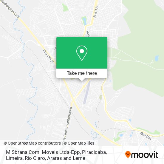 M Sbrana Com. Moveis Ltda-Epp map