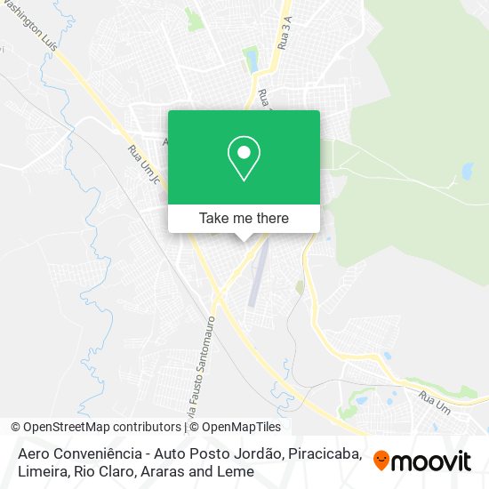 Aero Conveniência - Auto Posto Jordão map