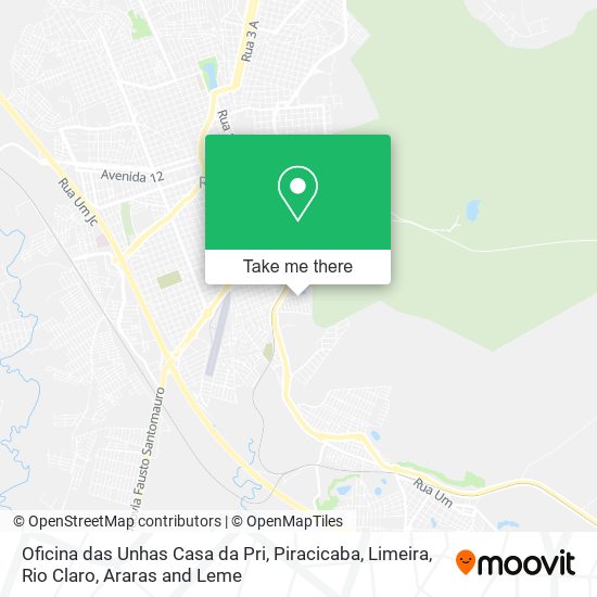 Oficina das Unhas Casa da Pri map