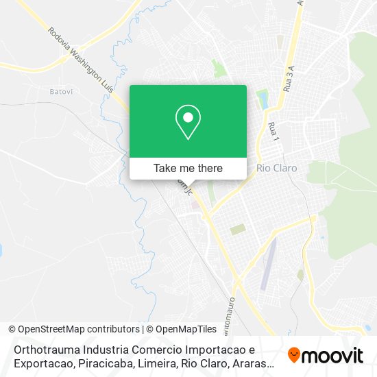 Orthotrauma Industria Comercio Importacao e Exportacao map