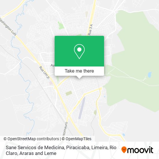 Mapa Sane Servicos de Medicina