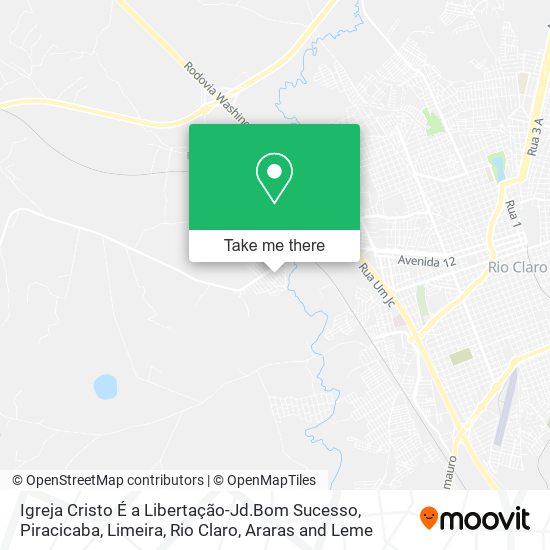 Mapa Igreja Cristo É a Libertação-Jd.Bom Sucesso